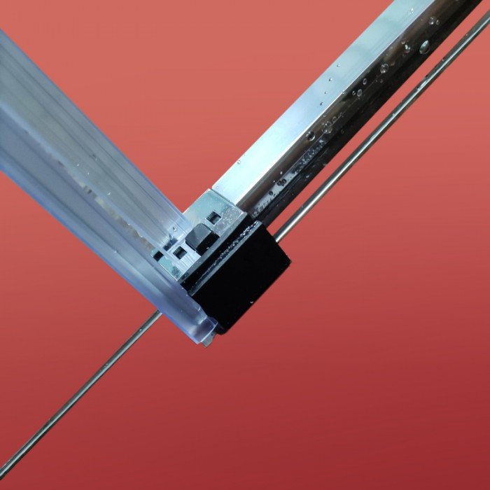 Боковая стенка для кабины Koer SR SW05-90x200-TR-01 прозрачное стекло Easy Clean 6мм, хром (KR5407) Боковая стенка для кабины Koer SR SW05-90x200-TR-01 прозрачное стекло Easy Clean 6мм, хром (KR5407)