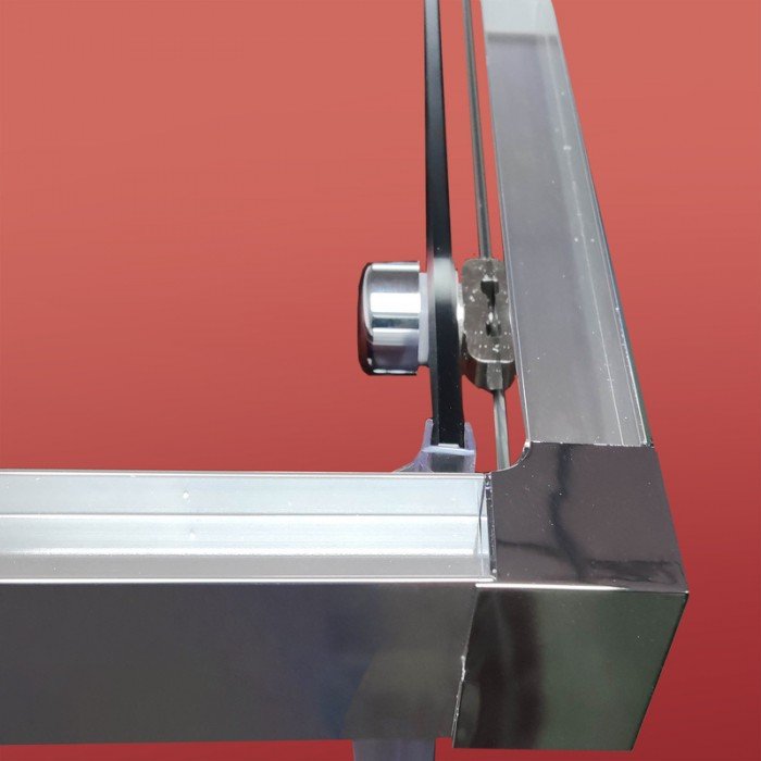 Боковая стенка для кабины Koer SR SW05-90x200-TR-01 прозрачное стекло Easy Clean 6мм, хром (KR5407) Боковая стенка для кабины Koer SR SW05-90x200-TR-01 прозрачное стекло Easy Clean 6мм, хром (KR5407)