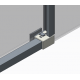 Боковая стенка для кабины Koer SR SW05-90x200-TR-01 прозрачное стекло Easy Clean 6мм, хром (KR5407) Боковая стенка для кабины Koer SR SW05-90x200-TR-01 прозрачное стекло Easy Clean 6мм, хром (KR5407)