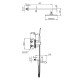 Встраиваемая душевая система с термостатом Koer KB-67011-01 (Цвет хром) (KR4726) Встраиваемая душевая система с термостатом Koer KB-67011-01 (Цвет хром) (KR4726)