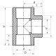 Тройник 75 PPR Koer K0198.PRO (KP2563) Тройник 75 PPR Koer K0198.PRO (KP2563)