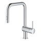 Смеситель для кухни с выдвижным изливом Grohe Minta (32322002) Смеситель для кухни с выдвижным изливом Grohe Minta (32322002)