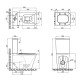 Бачок для унитаза-компакта Mixxus Premium Quadro-0402-R Tank 675х390х855 со сливной арматурой (MI83 Бачок для унитаза-компакта Mixxus Premium Quadro-0402-R Tank 675х390х855 со сливной арматурой (MI83