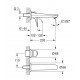 Змішувач для раковини прихованого монтажу Grohe Eurostyle (19571LS3) Змішувач для раковини прихованого монтажу Grohe Eurostyle (19571LS3)