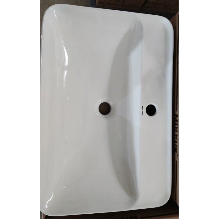 Раковина накладна Mixxus Premium BEVEL-0203 600х405х120mm з отвором під змішувач (MP6513) Раковина накладна Mixxus Premium BEVEL-0203 600х405х120mm з отвором під змішувач (MP6513)