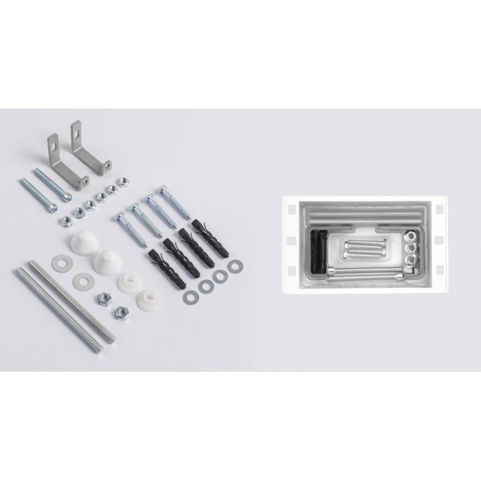 Комплект установочный для унитаза Koer KT-0501-01 (с пан. смыва KT-0601-01 Хром + звукоиз.)  (KR516