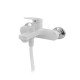 Змішувач для ванни Plamix Lucas-009 EURO SET White з шлангом, лійкою та кронштейном (PM0708) Змішувач для ванни Plamix Lucas-009 EURO SET White з шлангом, лійкою та кронштейном (PM0708)