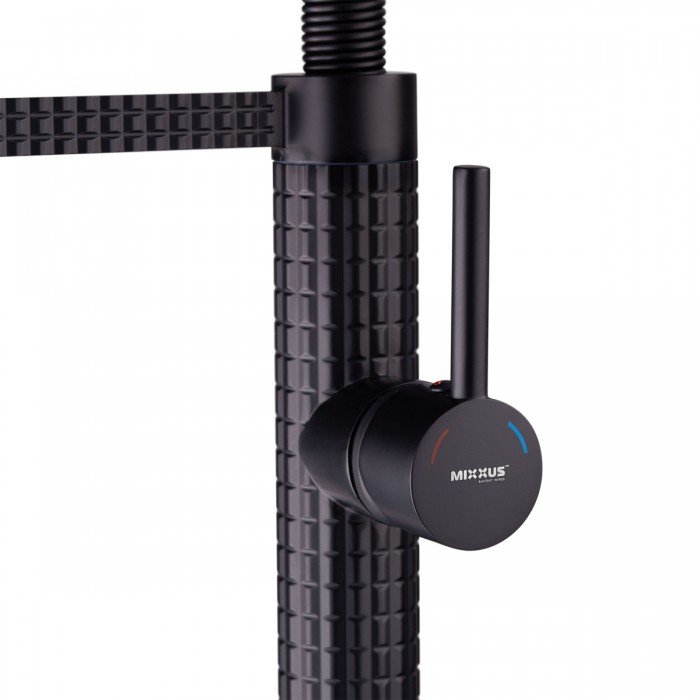 Смеситель для кухни Mixxus Premium Spark 017 BLACK (MI6969) Смеситель для кухни Mixxus Premium Spark 017 BLACK (MI6969)