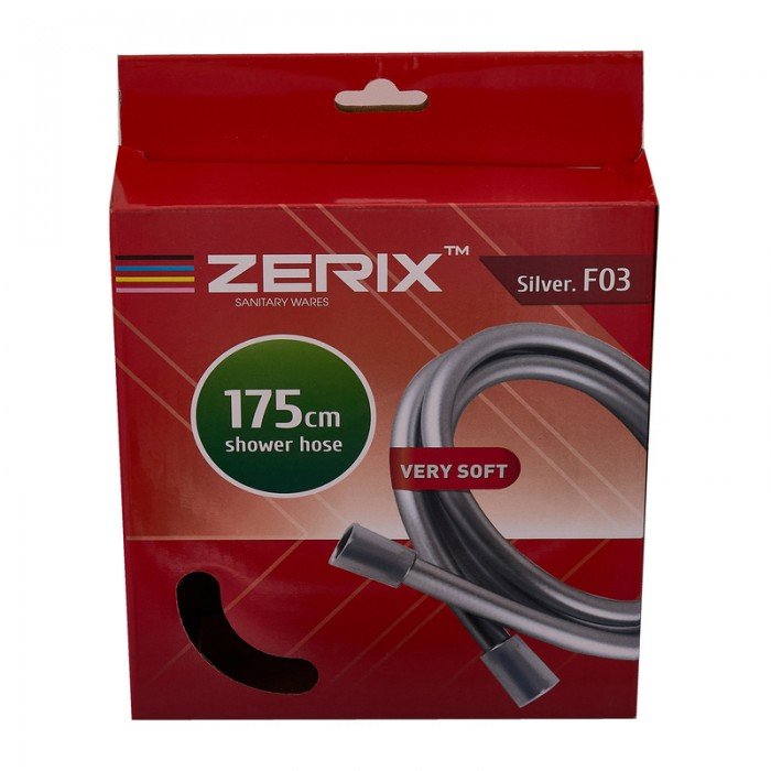 Шланг Zerix Silver.F03 - 175см Упаковка коробка (ZX5685) Шланг Zerix Silver.F03 - 175см Упаковка коробка (ZX5685)