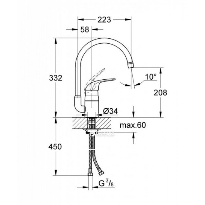 Набор смесителей Grohe Eurosmart M-Size (123248MK)