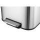 Відро для сміття з плавним закриттям прямокутне Mixxus Cubic-TC0112 SS Color 12л колір нержавійка ( Відро для сміття з плавним закриттям прямокутне Mixxus Cubic-TC0112 SS Color 12л колір нержавійка (