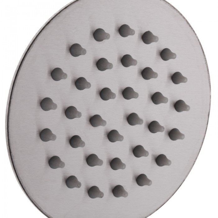 Ручна лійка для душу Zerix LR70002 (кругла) (нерж. сталь) (LL1641)