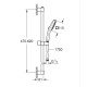 Душовий гарнітур Grohe Tempesta Cube 2 режими 110 (267482433) Душовий гарнітур Grohe Tempesta Cube 2 режими 110 (267482433)