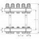 Коллекторный блок с термостатическими клапанами Koer KR.1100-06 1”x6 ways (KR2632) Коллекторный блок с термостатическими клапанами Koer KR.1100-06 1”x6 ways (KR2632)