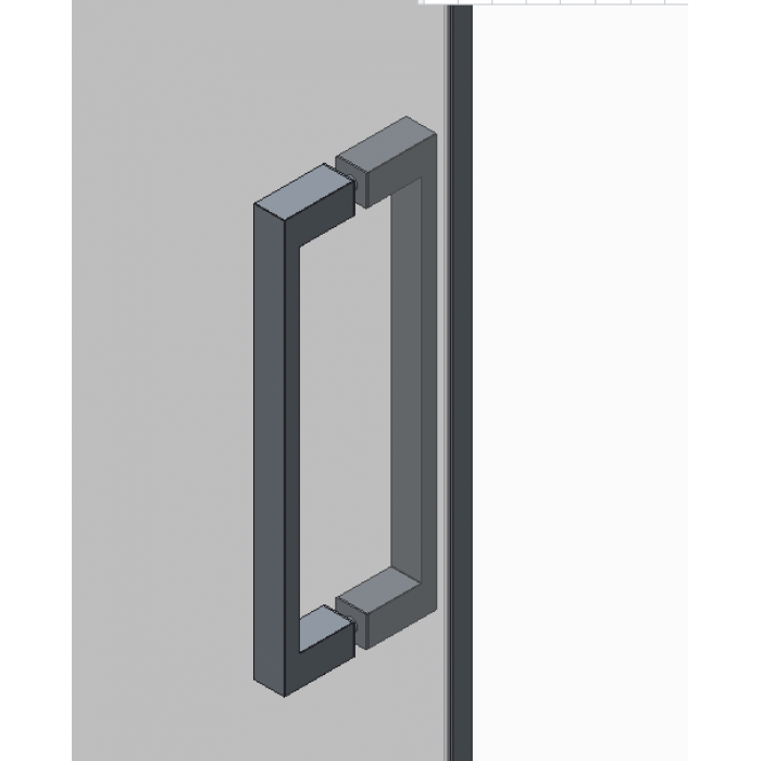Боковая стенка для кабины Koer SR SW04-90x200-TR-07 прозрачное стекло Easy Clean 10мм, графит (KR53