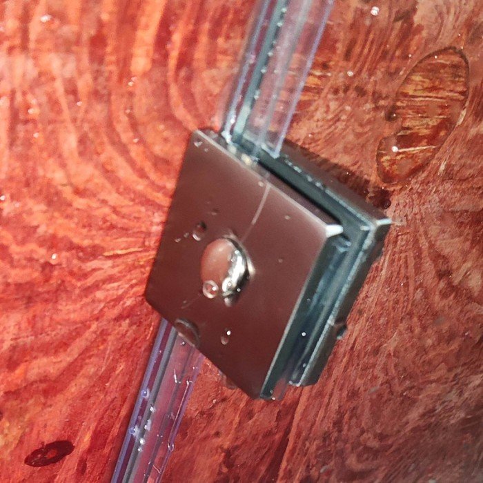 Боковая стенка для кабины Koer SR SW04-90x200-TR-07 прозрачное стекло Easy Clean 10мм, графит (KR53