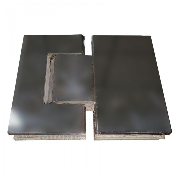 Боковая стенка для кабины Koer SR SW04-90x200-TR-07 прозрачное стекло Easy Clean 10мм, графит (KR53