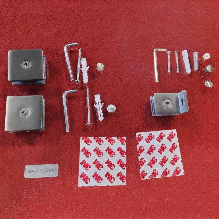 Боковая стенка для кабины Koer SR SW04-90x200-TR-07 прозрачное стекло Easy Clean 10мм, графит (KR53