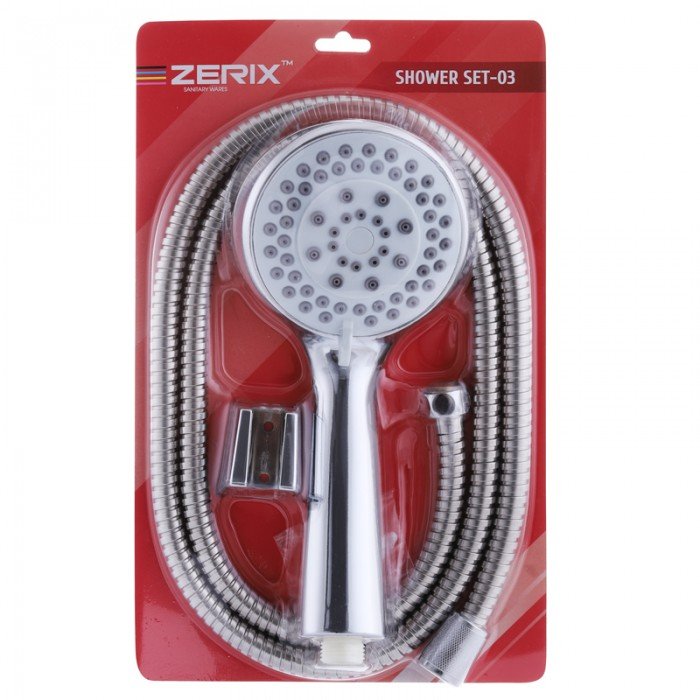 Душевой набор (шланг, лейка, кронштейн) Zerix Shower SET-03 (ZX3097) Душевой набор (шланг, лейка, кронштейн) Zerix Shower SET-03 (ZX3097)