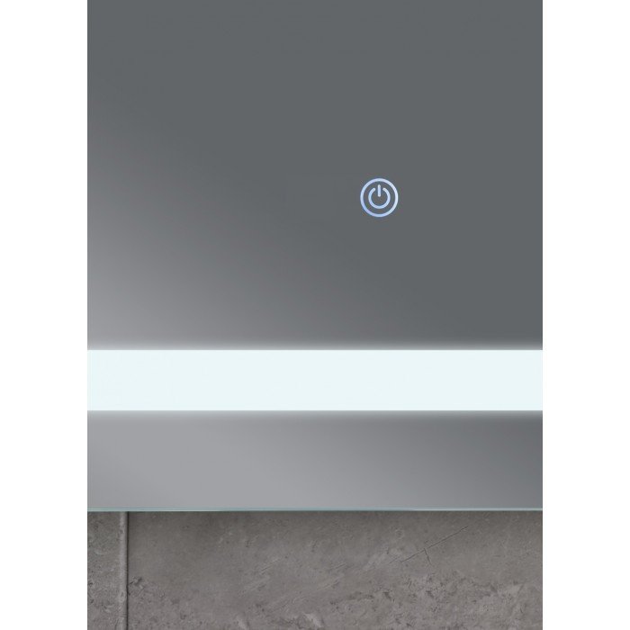 Зеркало Mixxus TWEE MR09-80x60-Reverse с Led Touch, Anti-fog, димером, регулятором яркости (MI6660)
