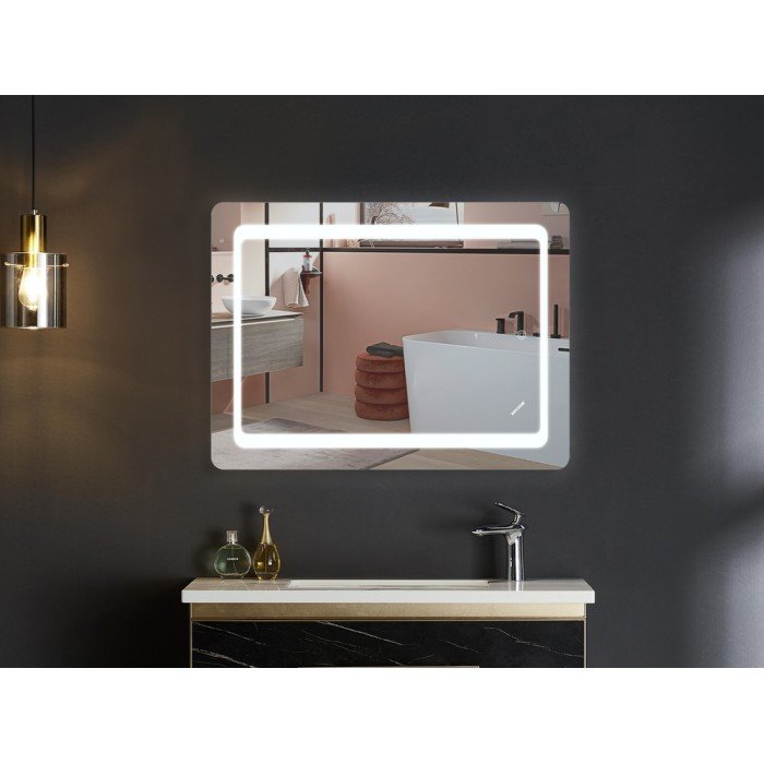 Зеркало Mixxus TWEE MR09-80x60-Reverse с Led Touch, Anti-fog, димером, регулятором яркости (MI6660)