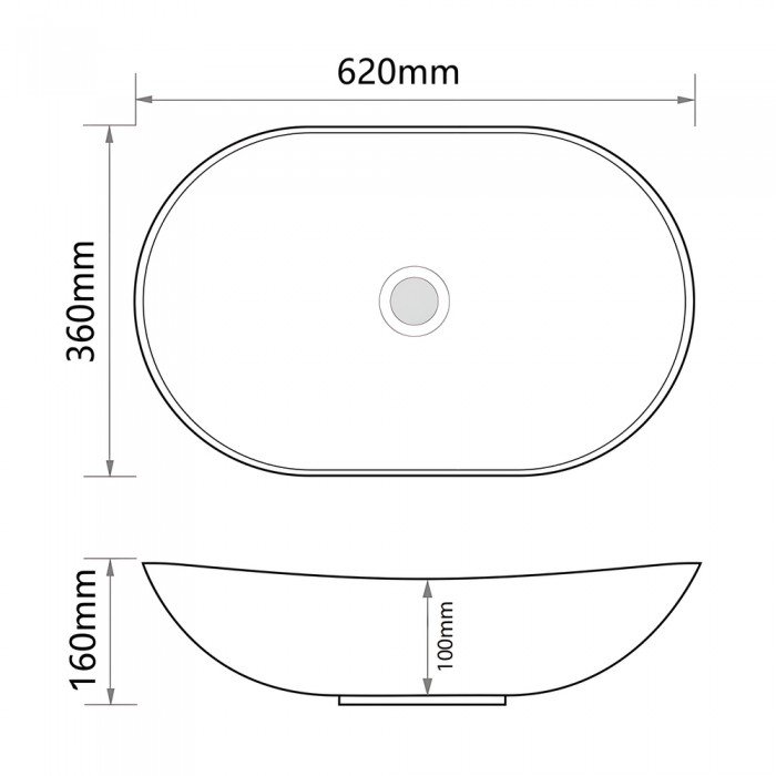 Раковина накладная Mixxus Premium WAVE-0105 WHITE-BLACK 620х360х160mm (MP6558) Раковина накладная Mixxus Premium WAVE-0105 WHITE-BLACK 620х360х160mm (MP6558)