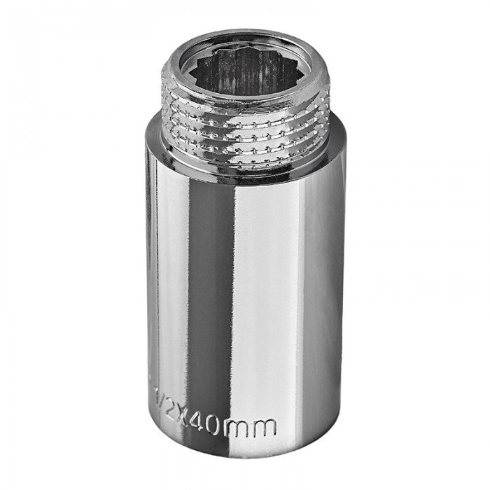 Удлинитель Europroduct EP.E040.Chr - 1/2"MF-40мм хром (EP6126) Удлинитель Europroduct EP.E040.Chr - 1/2"MF-40мм хром (EP6126)