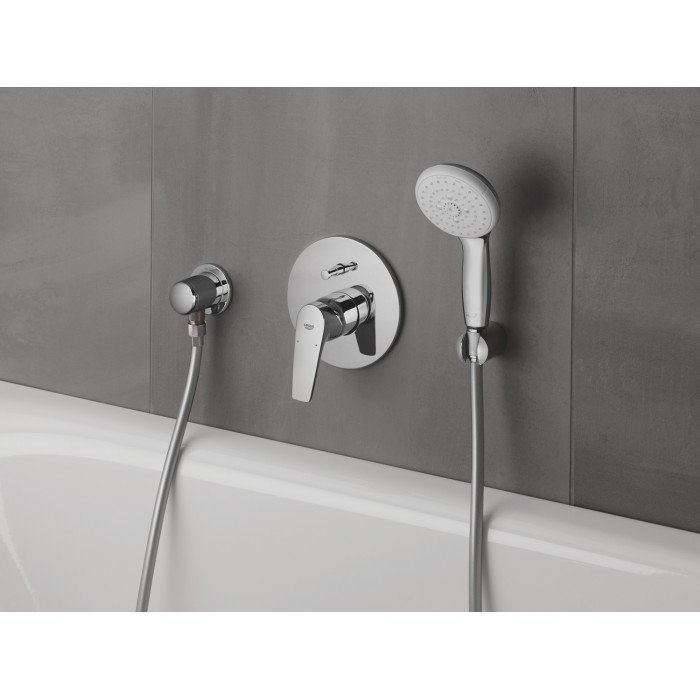 Душевой набор с держателем, 3 режима струи Grohe New Tempesta Classic (27849001)