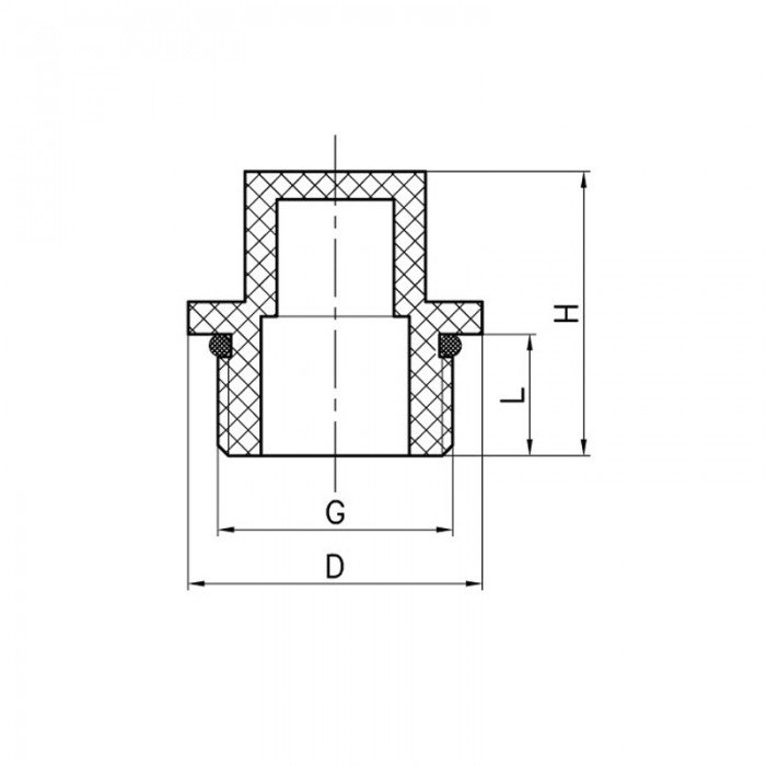 Заглушка Koer K0278.PRO - 3/4 PPR ЗР (KP2922)