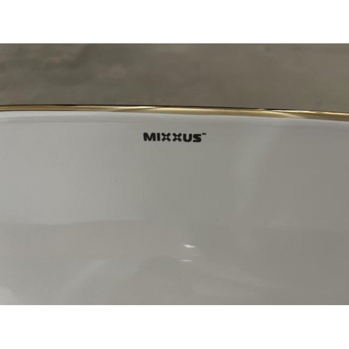 Раковина накладная Mixxus Premium ELLIPSE-0105 EDGE GOLD 600х400х150mm (MP6564) Раковина накладная Mixxus Premium ELLIPSE-0105 EDGE GOLD 600х400х150mm (MP6564)