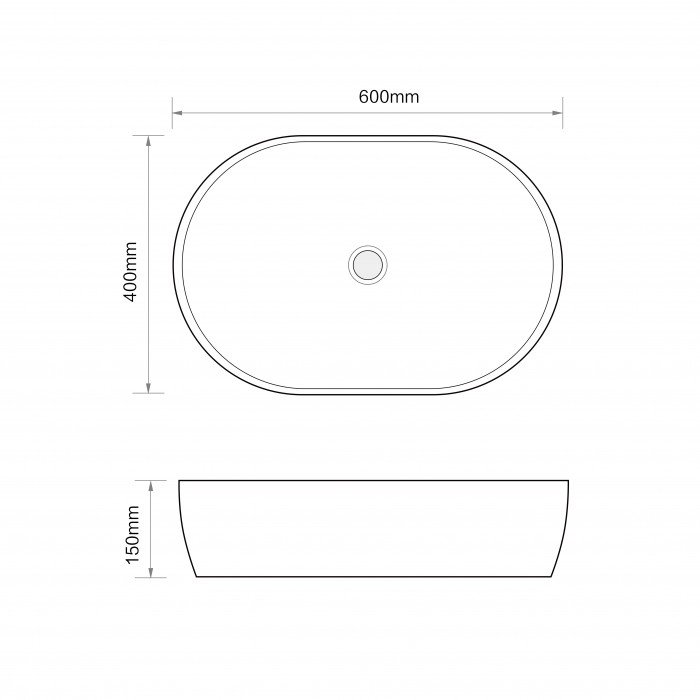 Раковина накладная Mixxus Premium ELLIPSE-0105 EDGE GOLD 600х400х150mm (MP6564) Раковина накладная Mixxus Premium ELLIPSE-0105 EDGE GOLD 600х400х150mm (MP6564)