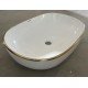 Раковина накладная Mixxus Premium ELLIPSE-0105 EDGE GOLD 600х400х150mm (MP6564) Раковина накладная Mixxus Premium ELLIPSE-0105 EDGE GOLD 600х400х150mm (MP6564)