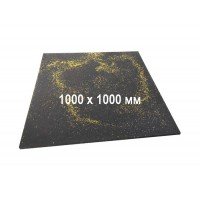 Резиновая плитка 1000х1000 мм галакси желтая Резиновая плитка 1000х1000 мм галакси желтая